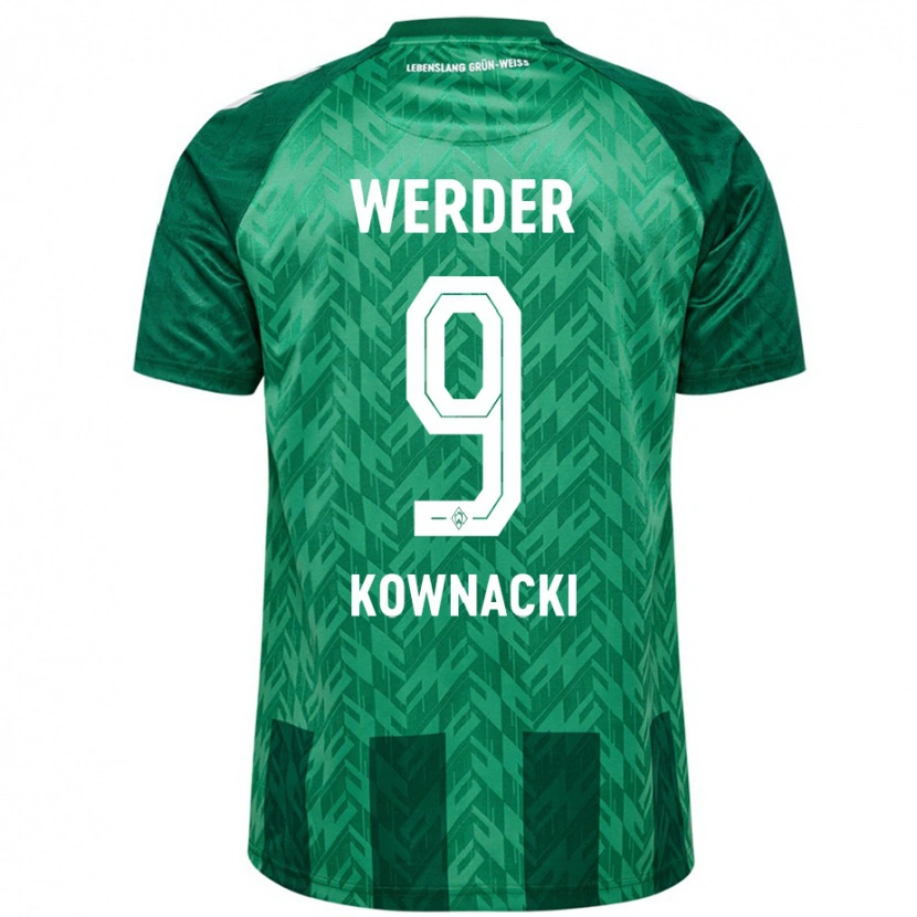 Danxen Kinderen Dawid Kownacki #9 Groen Thuisshirt Thuistenue 2024/25 T-Shirt