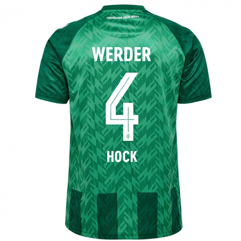 Danxen Kinderen Alexander Höck #4 Groen Thuisshirt Thuistenue 2024/25 T-Shirt