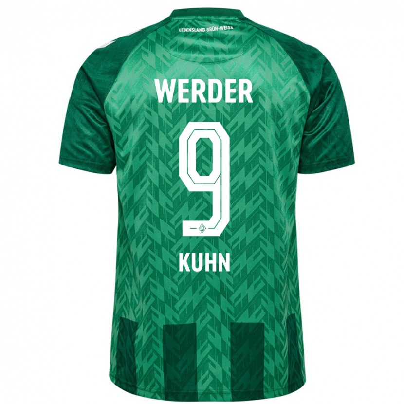 Danxen Kinderen Philipp Kühn #9 Groen Thuisshirt Thuistenue 2024/25 T-Shirt