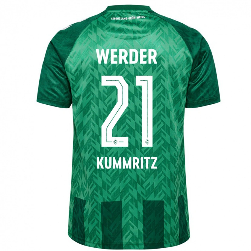 Danxen Kinderen Liam Kümmritz #21 Groen Thuisshirt Thuistenue 2024/25 T-Shirt