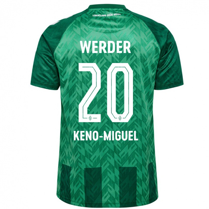 Danxen Kinderen Keno-Miguel Meyer #20 Groen Thuisshirt Thuistenue 2024/25 T-Shirt