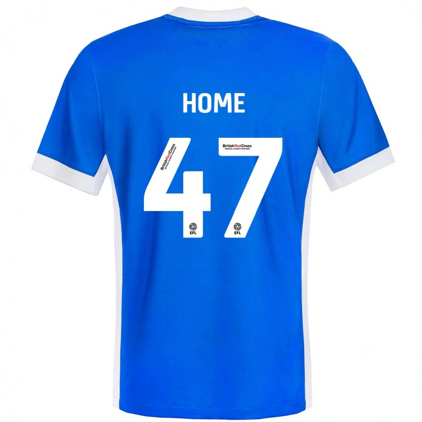 Danxen Kinderen Josh Home #47 Blauw Wit Thuisshirt Thuistenue 2024/25 T-Shirt