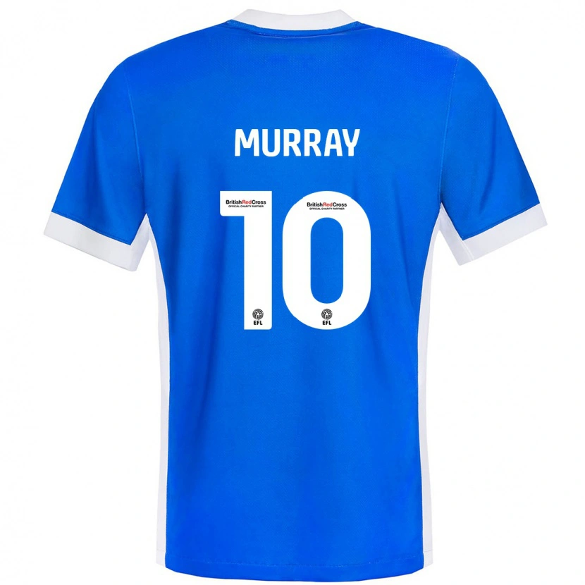 Danxen Kinderen Christie Harrison-Murray #10 Blauw Wit Thuisshirt Thuistenue 2024/25 T-Shirt