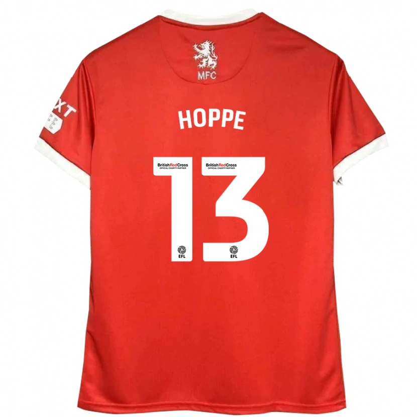 Danxen Kinderen Matthew Hoppe #13 Rood Wit Thuisshirt Thuistenue 2024/25 T-Shirt