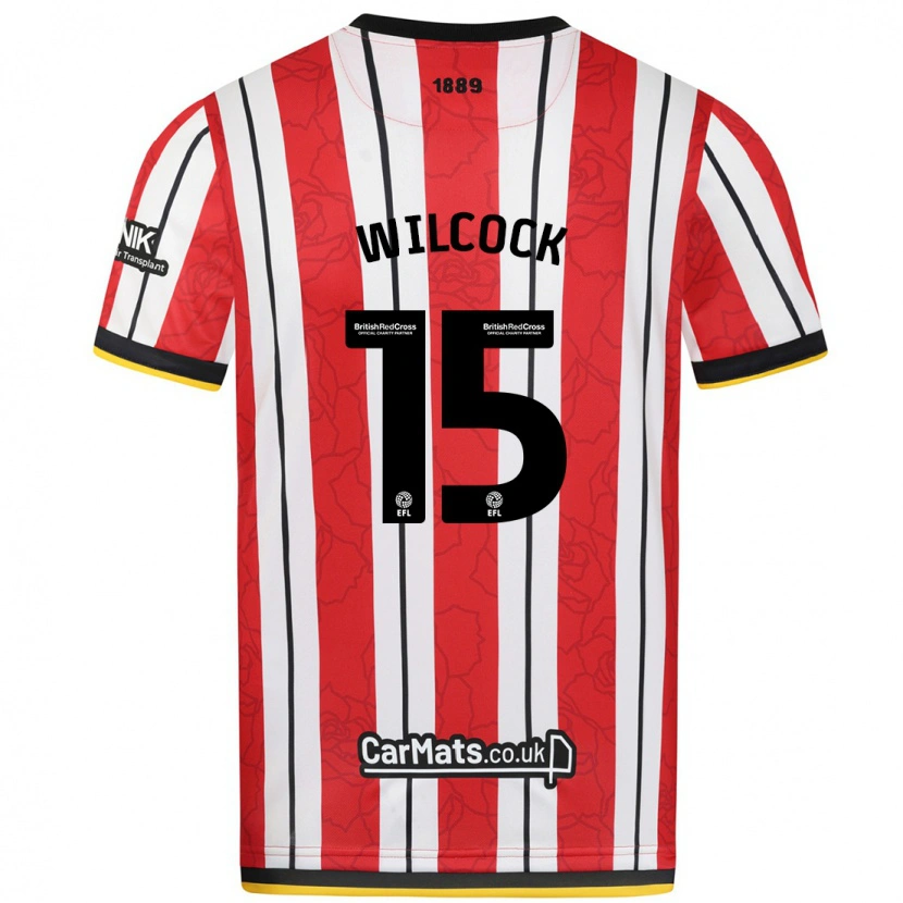 Danxen Kinderen Tamara Wilcock #15 Rood Witte Strepen Thuisshirt Thuistenue 2024/25 T-Shirt