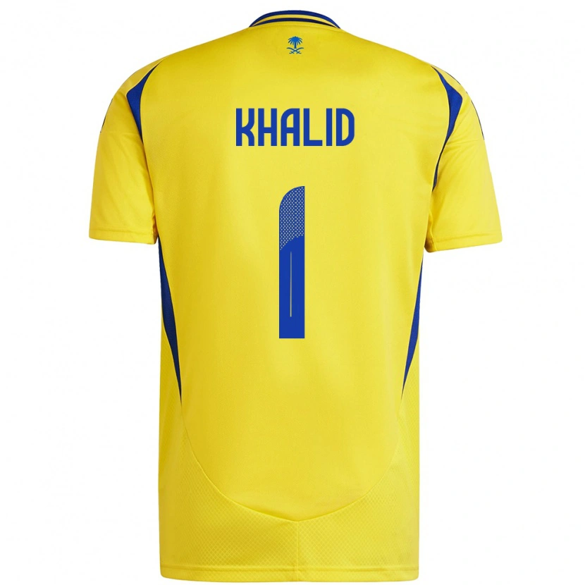 Danxen Kinderen Sara Khalid #1 Geel Blauw Thuisshirt Thuistenue 2024/25 T-Shirt