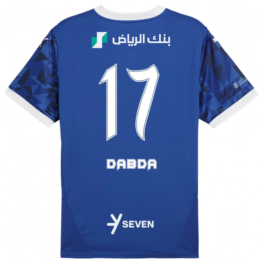 Danxen Kinderen Claudia Dabda #17 Donkerblauw Wit Thuisshirt Thuistenue 2024/25 T-Shirt