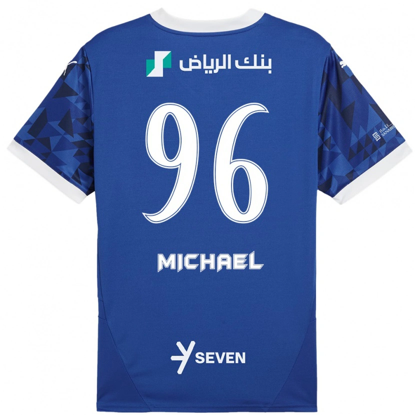 Danxen Kinderen Michael #96 Donkerblauw Wit Thuisshirt Thuistenue 2024/25 T-Shirt