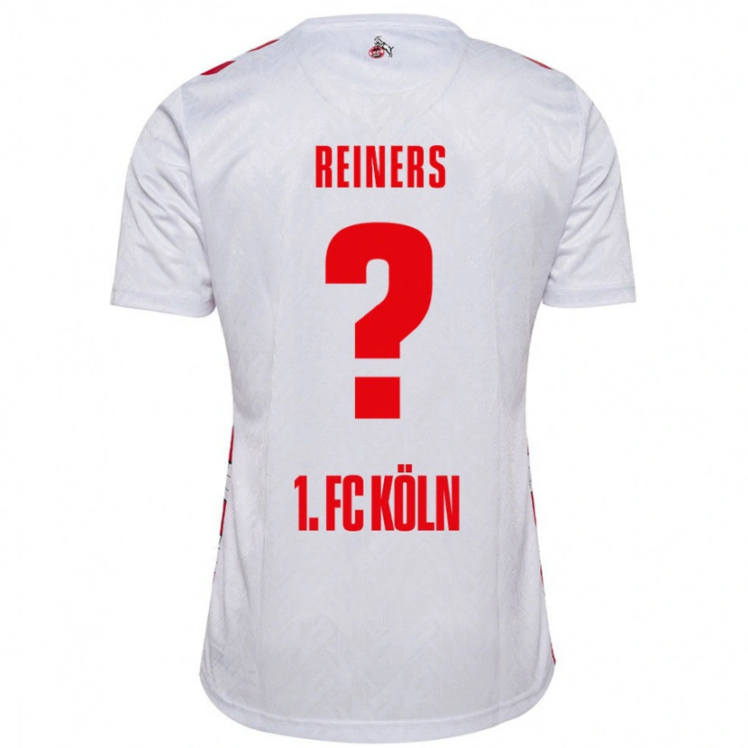 Danxen Kinderen Leonard Reiners #0 Wit Rood Thuisshirt Thuistenue 2024/25 T-Shirt