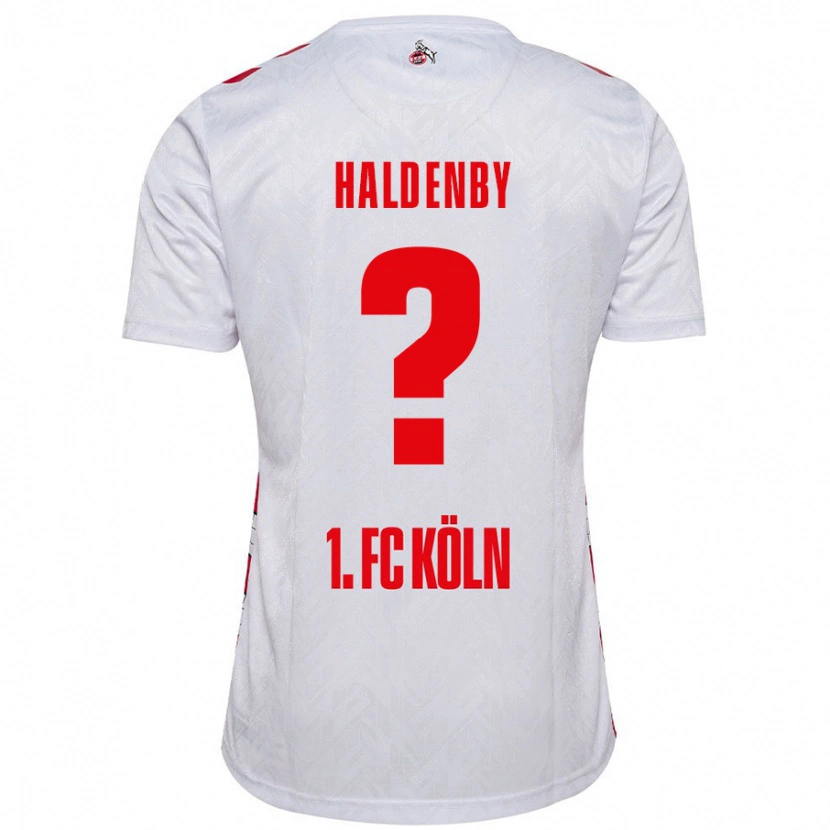 Danxen Kinderen Ben Haldenby #0 Wit Rood Thuisshirt Thuistenue 2024/25 T-Shirt