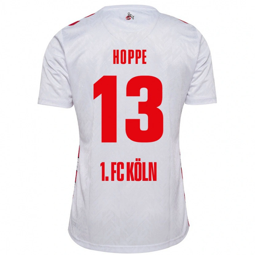 Danxen Kinderen Paula Hoppe #13 Wit Rood Thuisshirt Thuistenue 2024/25 T-Shirt