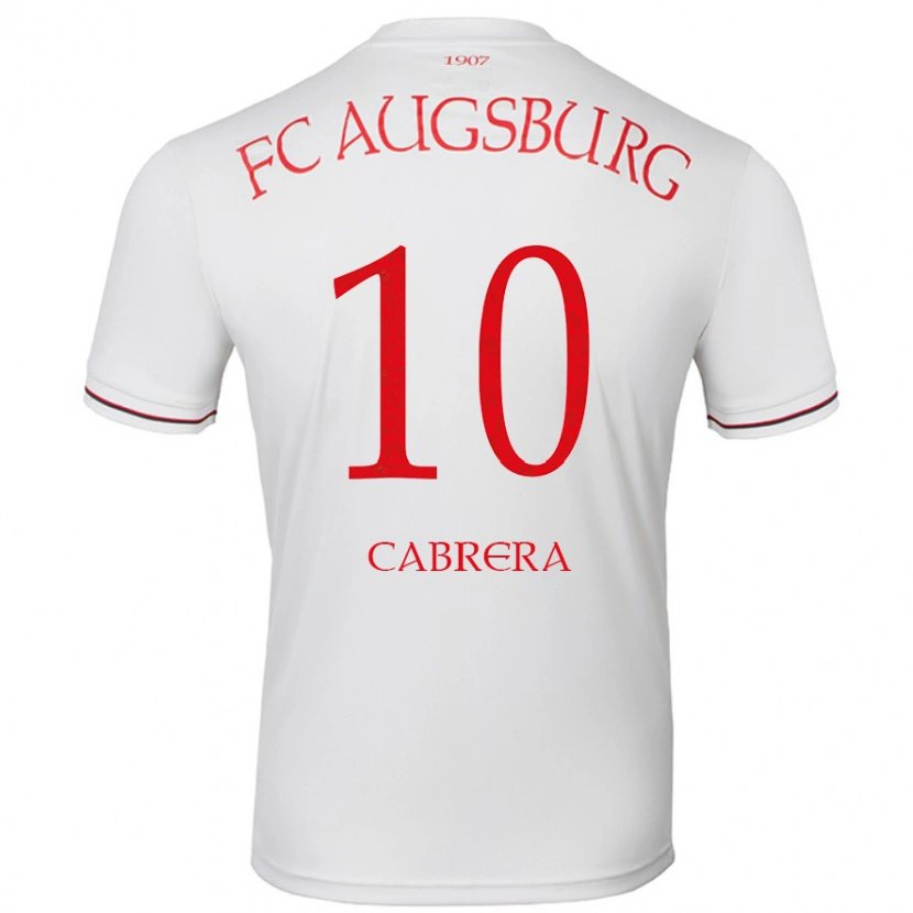 Danxen Kinderen Juan Cabrera #10 Wit Thuisshirt Thuistenue 2024/25 T-Shirt