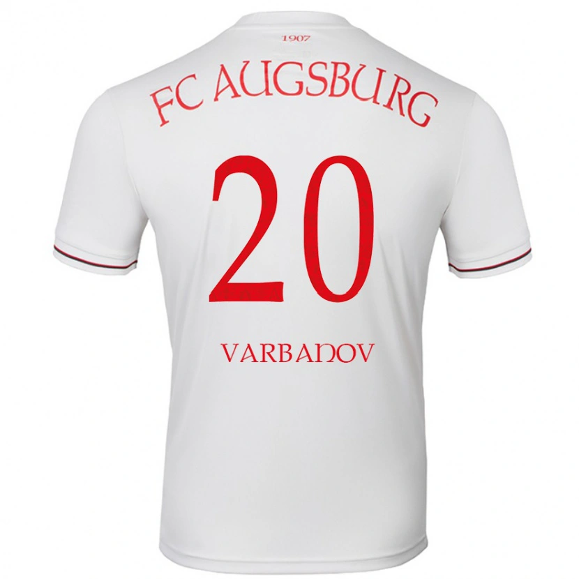 Danxen Kinderen Svetoslav Varbanov #20 Wit Thuisshirt Thuistenue 2024/25 T-Shirt