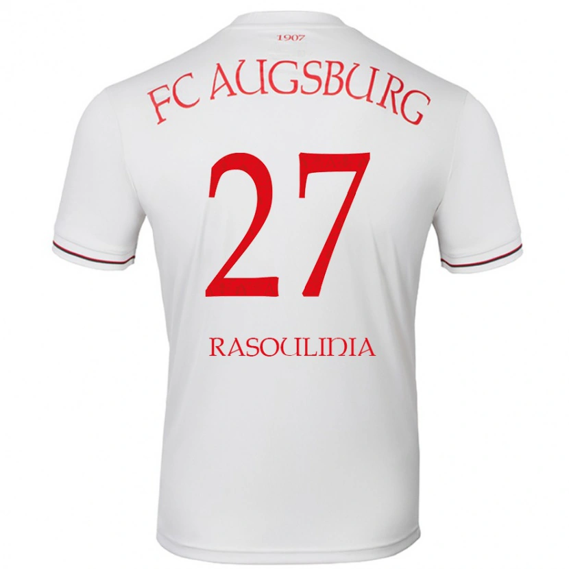 Danxen Kinderen Nick Rasoulinia #27 Wit Thuisshirt Thuistenue 2024/25 T-Shirt