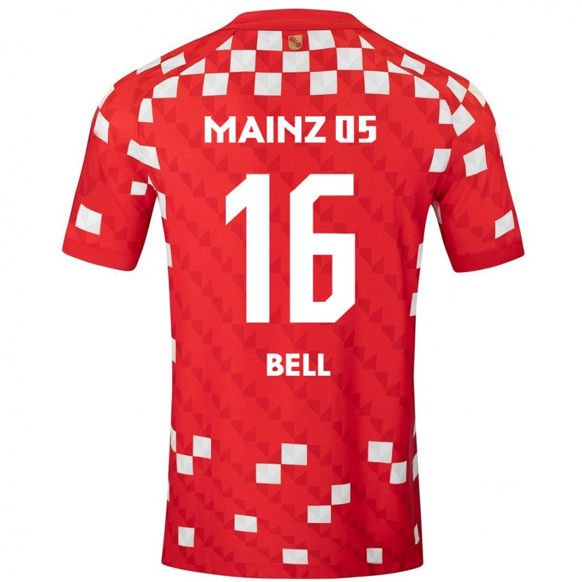 Danxen Kinderen Stefan Bell #16 Wit Rood Thuisshirt Thuistenue 2024/25 T-Shirt