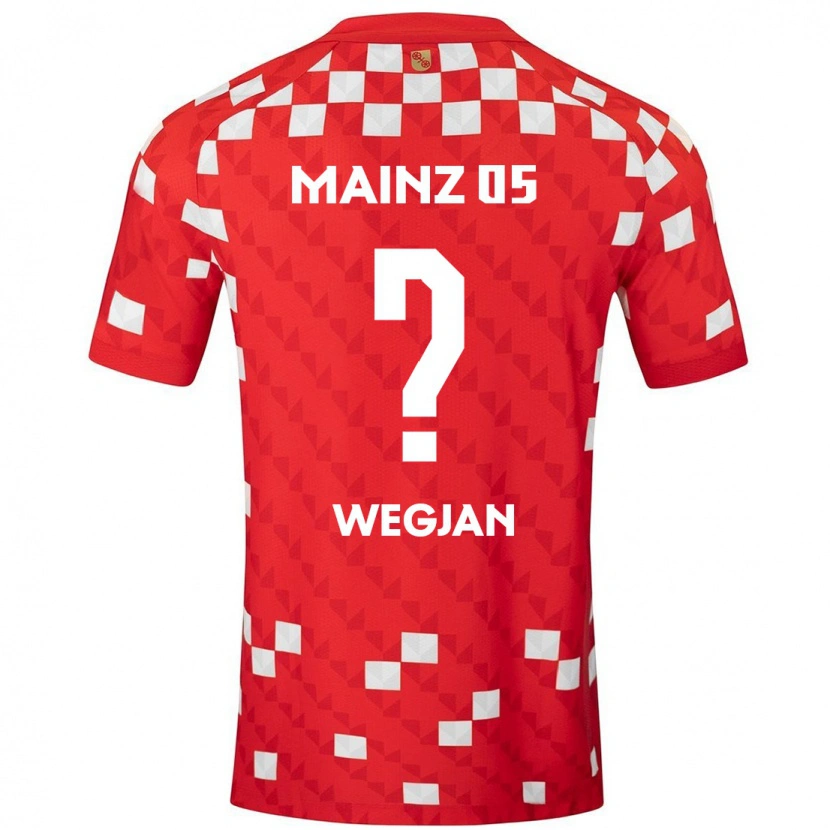 Danxen Kinderen Jesse Wegjan #0 Wit Rood Thuisshirt Thuistenue 2024/25 T-Shirt