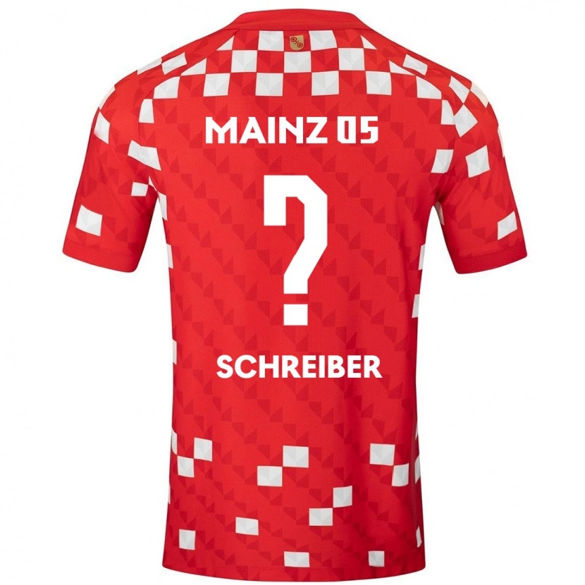 Danxen Kinderen Philipp Schreiber #0 Wit Rood Thuisshirt Thuistenue 2024/25 T-Shirt