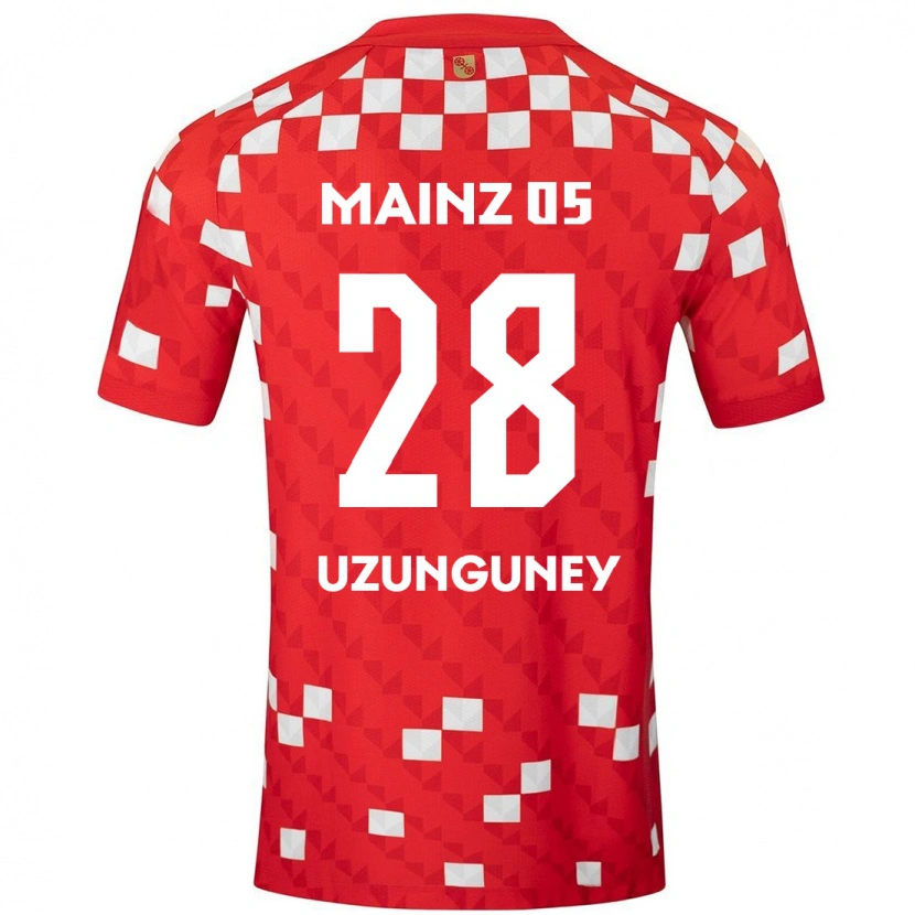 Danxen Kinderen Ebru Uzungüney #28 Wit Rood Thuisshirt Thuistenue 2024/25 T-Shirt