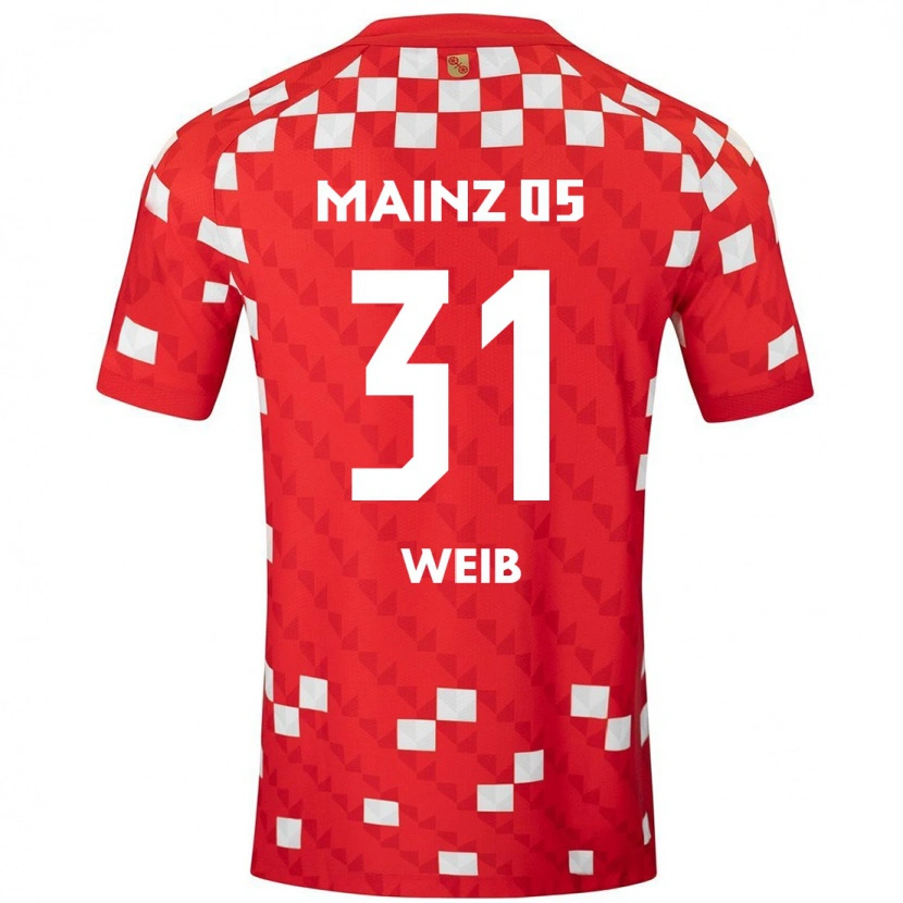 Danxen Kinderen Finja Weiß #31 Wit Rood Thuisshirt Thuistenue 2024/25 T-Shirt