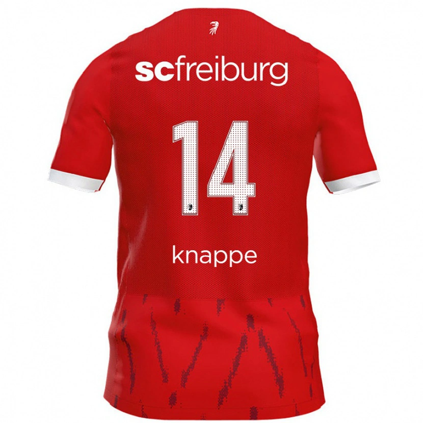 Danxen Kinderen Davino Knappe #14 Rood Thuisshirt Thuistenue 2024/25 T-Shirt