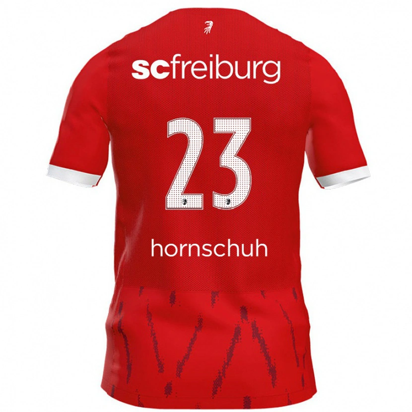 Danxen Kinderen Marc Hornschuh #23 Rood Thuisshirt Thuistenue 2024/25 T-Shirt