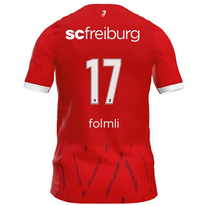 Danxen Kinderen Svenja Fölmli #17 Rood Thuisshirt Thuistenue 2024/25 T-Shirt