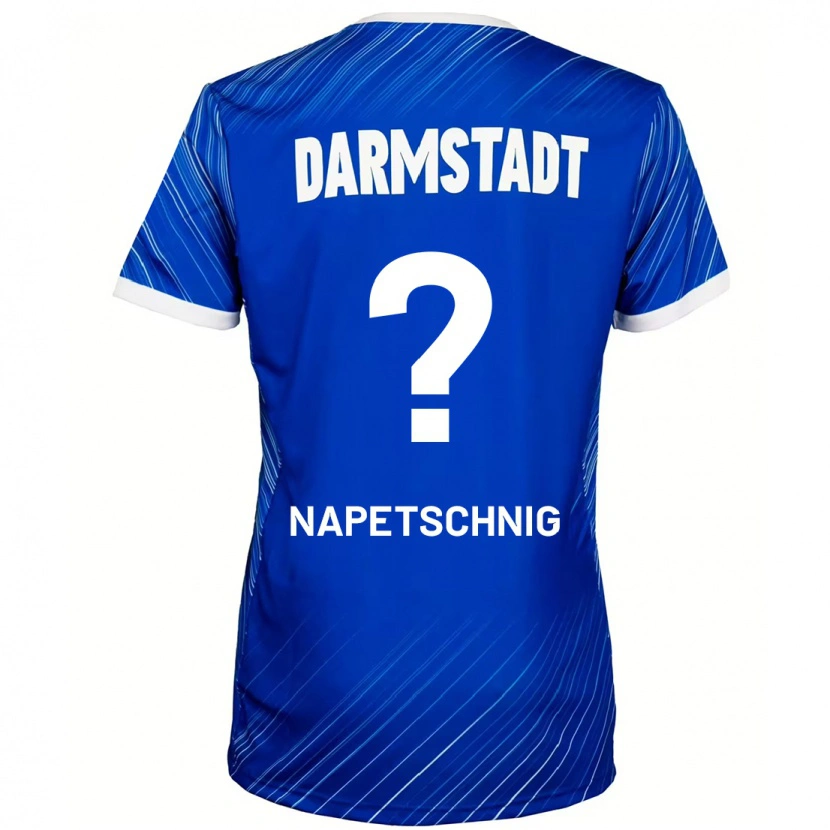 Danxen Kinderen Raphael Napetschnig #0 Blauw Wit Thuisshirt Thuistenue 2024/25 T-Shirt