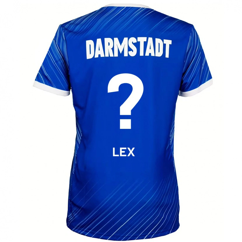 Danxen Kinderen Claudius Lex #0 Blauw Wit Thuisshirt Thuistenue 2024/25 T-Shirt