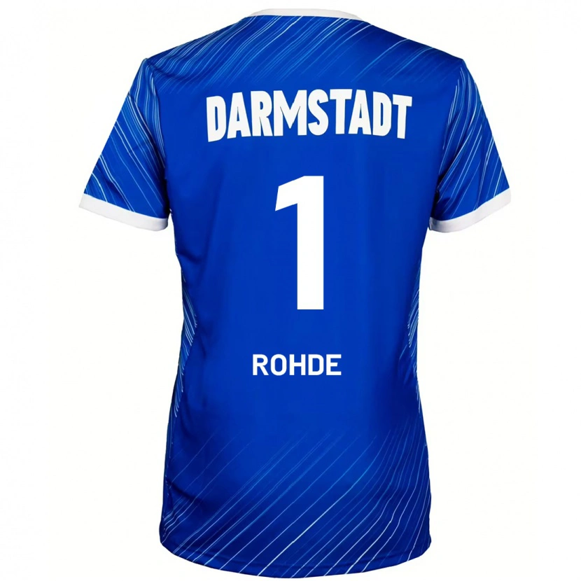 Danxen Kinderen Til Rohde #1 Blauw Wit Thuisshirt Thuistenue 2024/25 T-Shirt