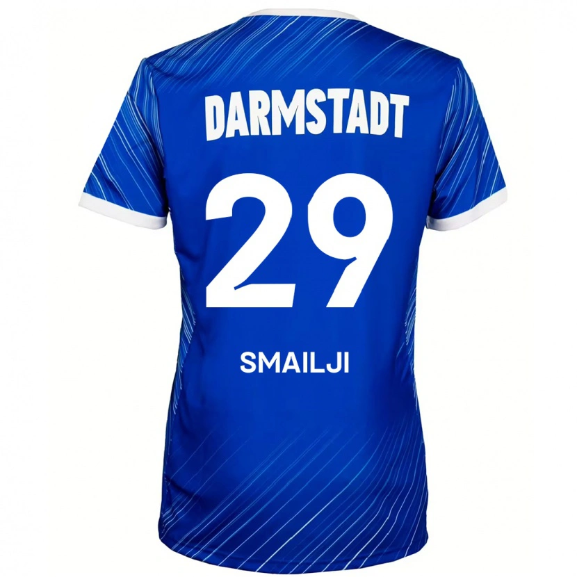 Danxen Kinderen Esad Smailji #29 Blauw Wit Thuisshirt Thuistenue 2024/25 T-Shirt