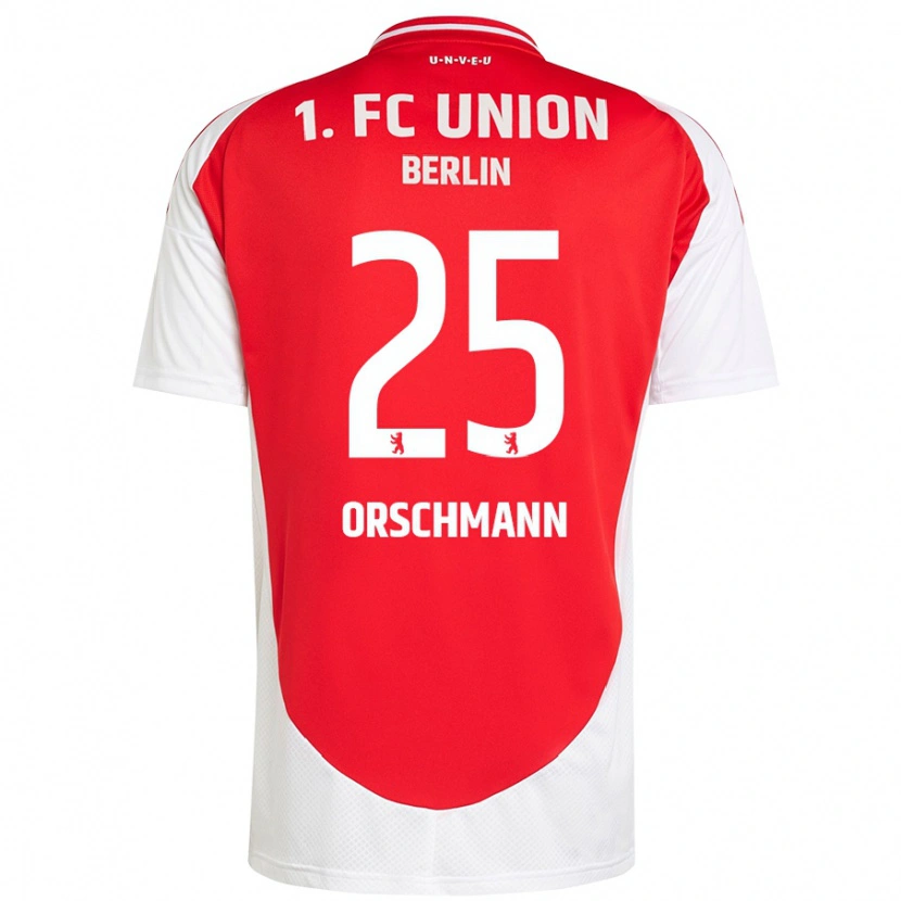 Danxen Kinderen Dina Orschmann #25 Rood Wit Thuisshirt Thuistenue 2024/25 T-Shirt