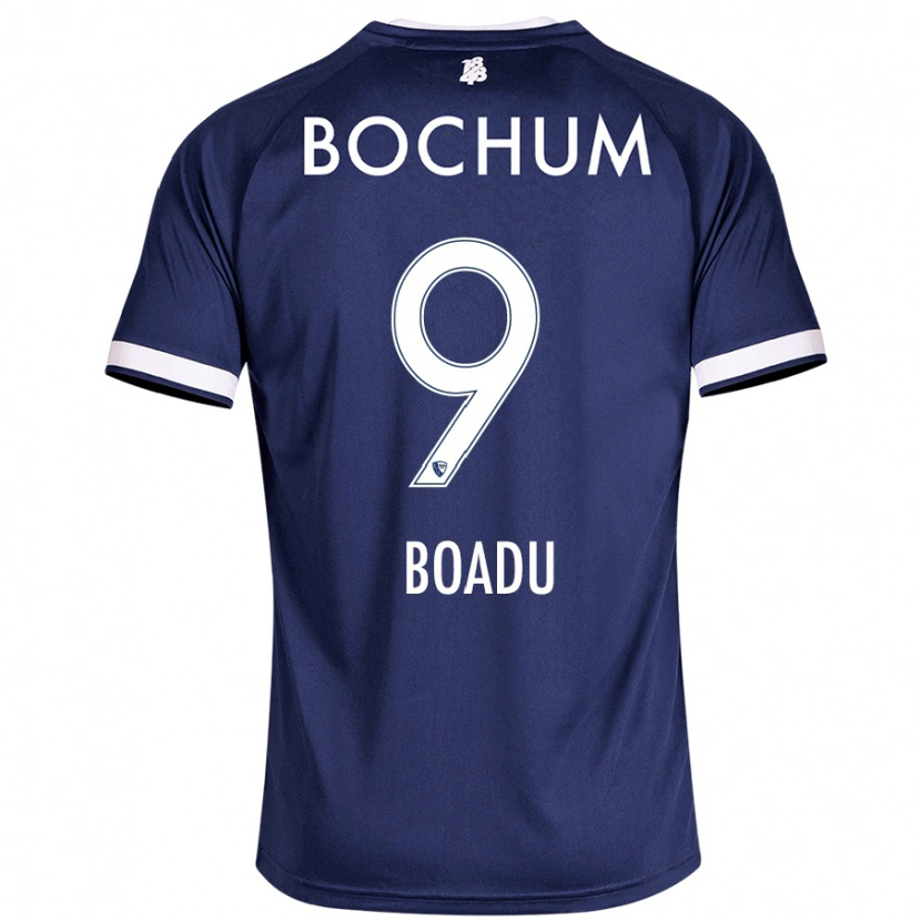 Danxen Kinderen Myron Boadu #9 Donkerblauw Thuisshirt Thuistenue 2024/25 T-Shirt