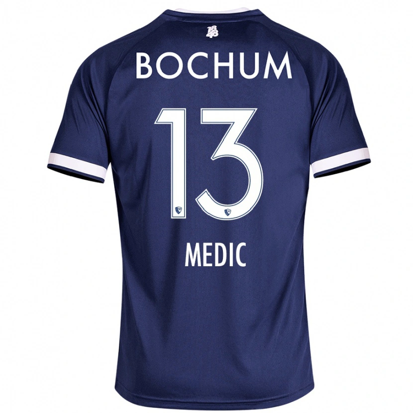 Danxen Kinderen Jakov Medic #13 Donkerblauw Thuisshirt Thuistenue 2024/25 T-Shirt