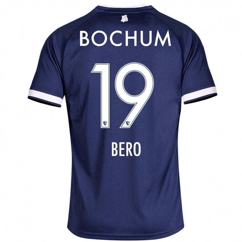 Danxen Kinderen Matus Bero #19 Donkerblauw Thuisshirt Thuistenue 2024/25 T-Shirt