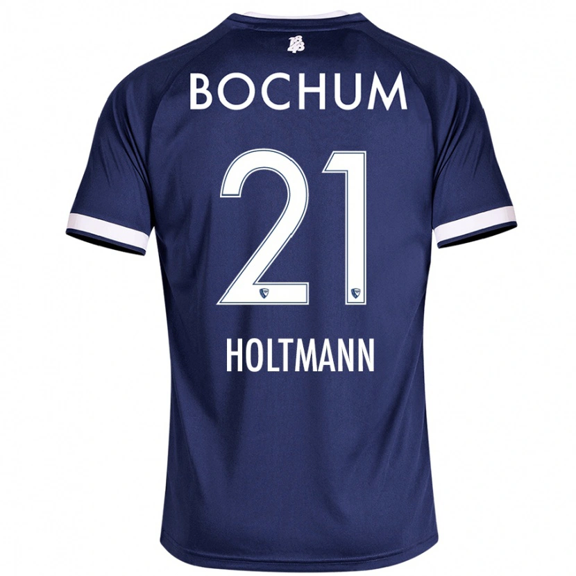 Danxen Kinderen Gerrit Holtmann #21 Donkerblauw Thuisshirt Thuistenue 2024/25 T-Shirt