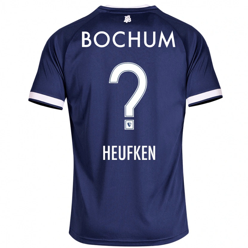 Danxen Kinderen Jeremias Heufken #0 Donkerblauw Thuisshirt Thuistenue 2024/25 T-Shirt