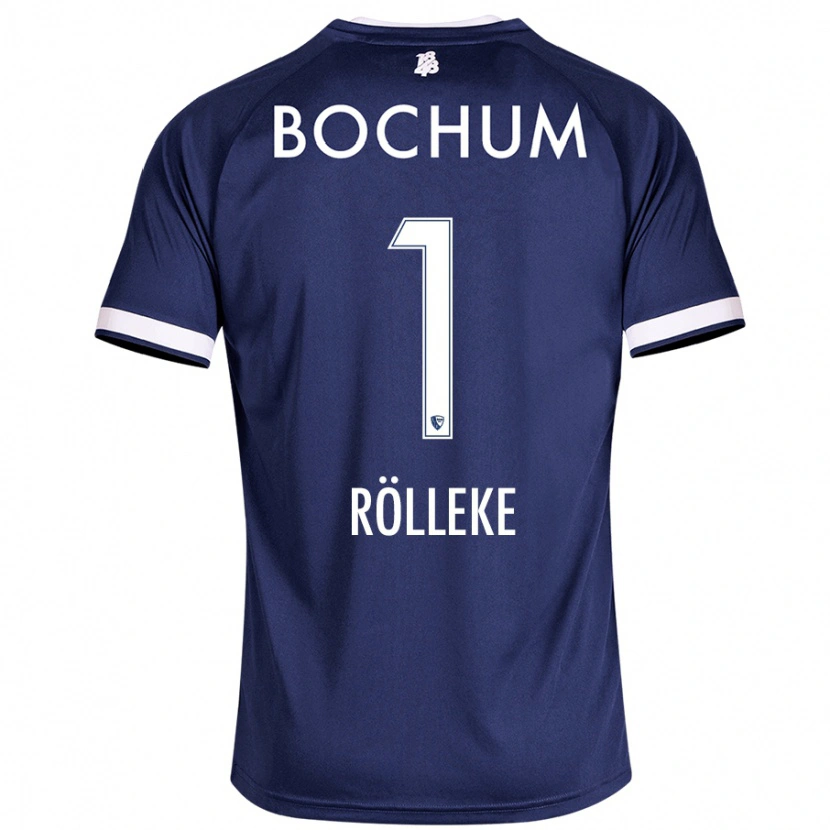 Danxen Kinderen Hugo Rölleke #1 Donkerblauw Thuisshirt Thuistenue 2024/25 T-Shirt