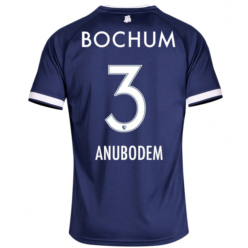 Danxen Kinderen Takang Anubodem #3 Donkerblauw Thuisshirt Thuistenue 2024/25 T-Shirt