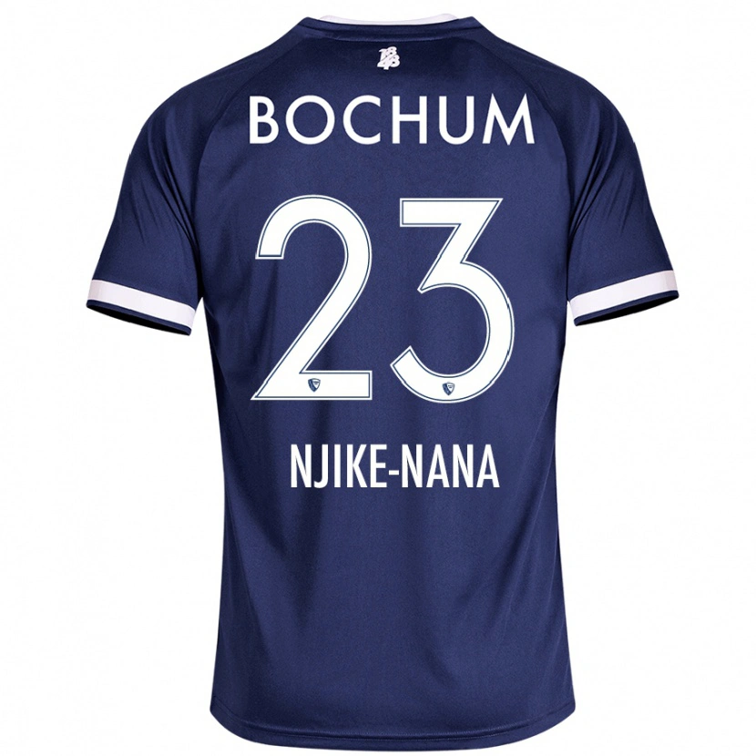 Danxen Kinderen Jean-Philippe Njike-Nana #23 Donkerblauw Thuisshirt Thuistenue 2024/25 T-Shirt