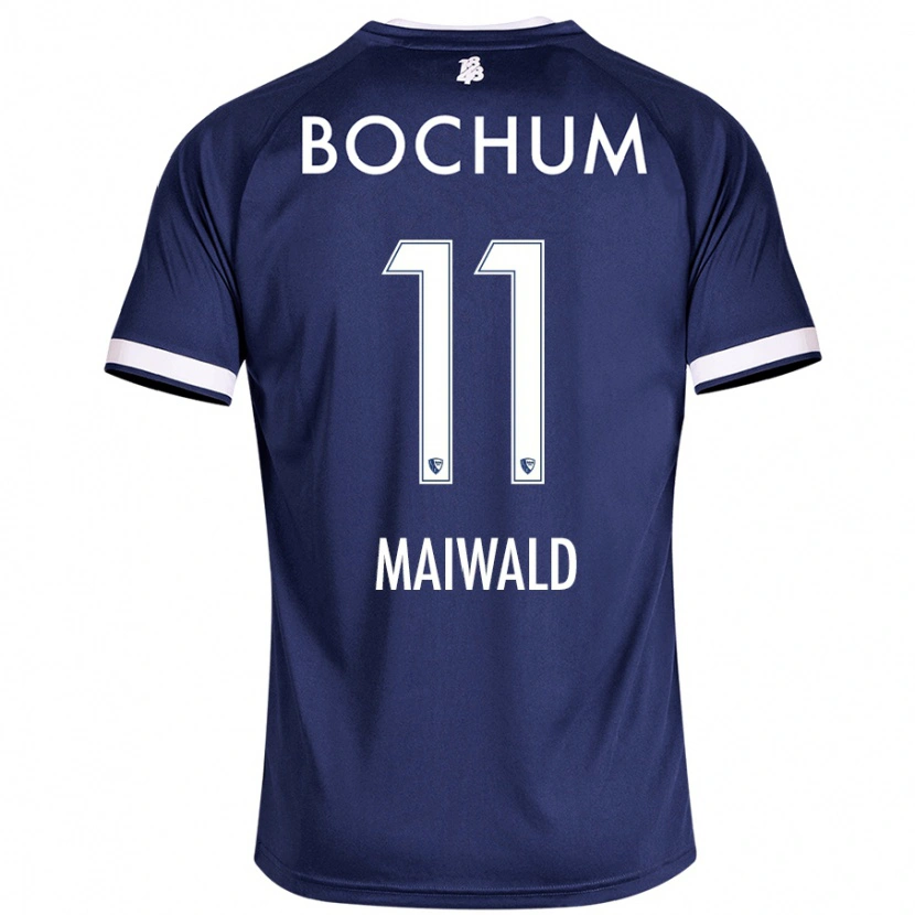 Danxen Kinderen Anna Maiwald #11 Donkerblauw Thuisshirt Thuistenue 2024/25 T-Shirt