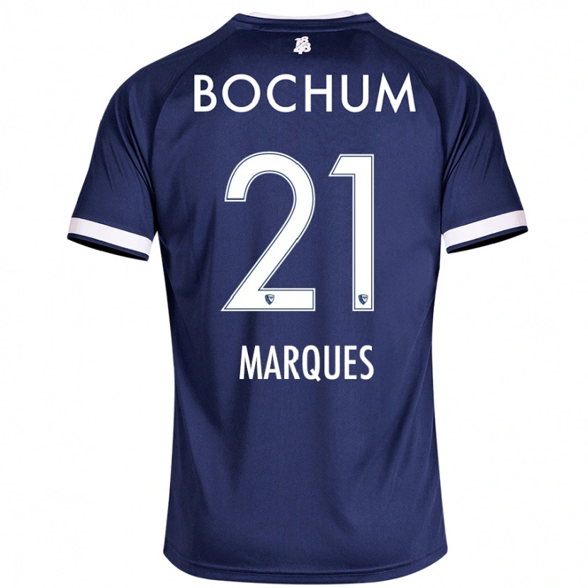 Danxen Kinderen Anna Marques #21 Donkerblauw Thuisshirt Thuistenue 2024/25 T-Shirt