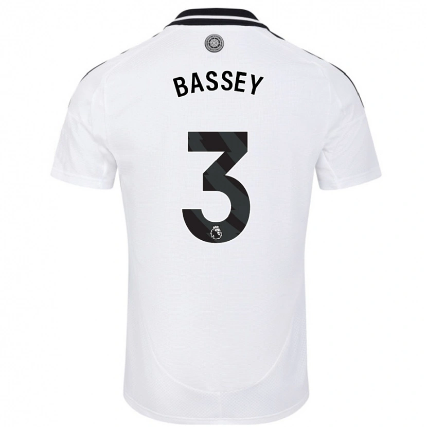 Danxen Kinderen Calvin Bassey #3 Wit Thuisshirt Thuistenue 2024/25 T-Shirt