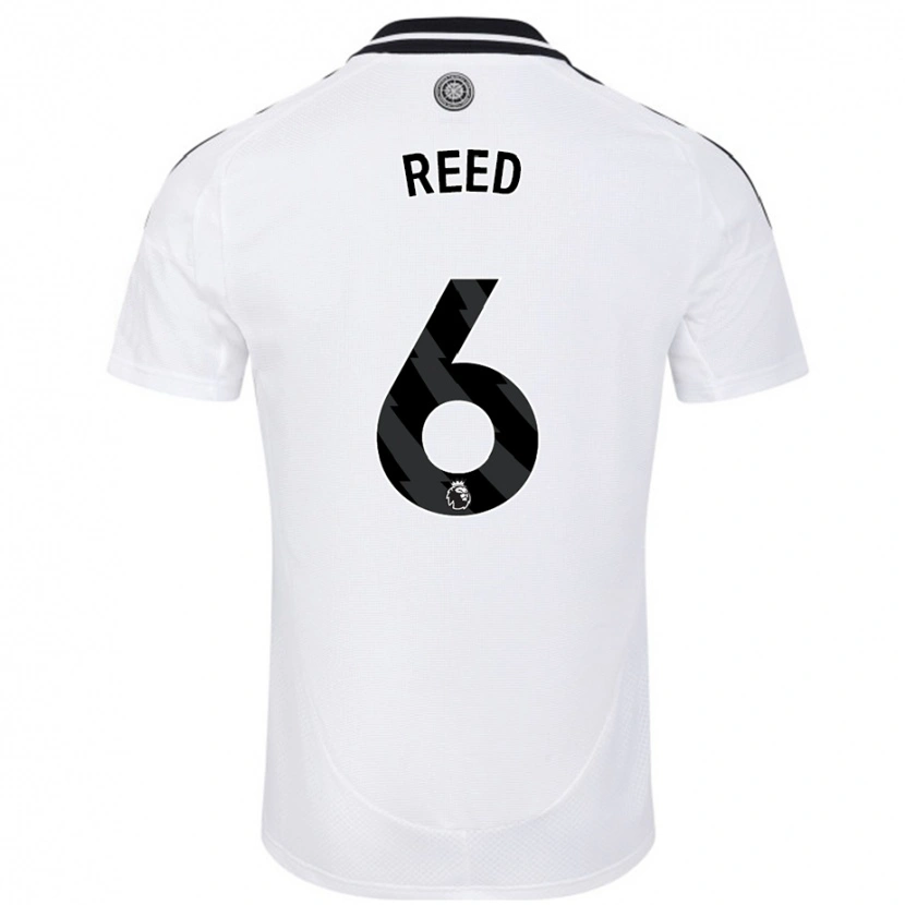 Danxen Kinderen Harrison Reed #6 Wit Thuisshirt Thuistenue 2024/25 T-Shirt