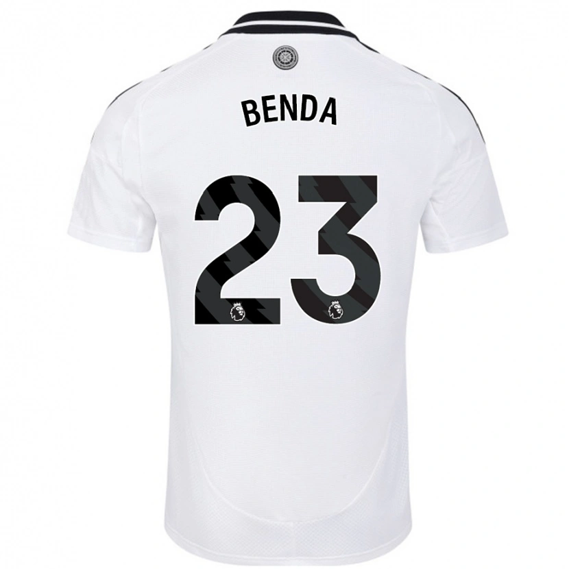 Danxen Kinderen Steven Benda #23 Wit Thuisshirt Thuistenue 2024/25 T-Shirt