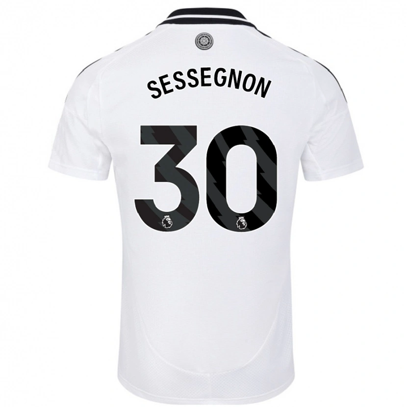 Danxen Kinderen Ryan Sessegnon #30 Wit Thuisshirt Thuistenue 2024/25 T-Shirt