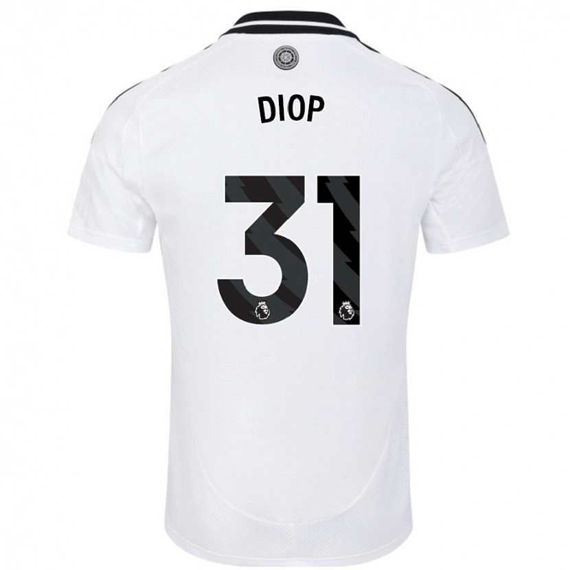 Danxen Kinderen Issa Diop #31 Wit Thuisshirt Thuistenue 2024/25 T-Shirt