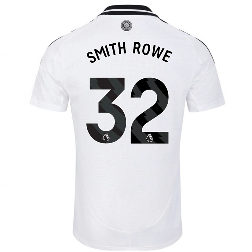 Danxen Kinderen Emile Smith Rowe #32 Wit Thuisshirt Thuistenue 2024/25 T-Shirt