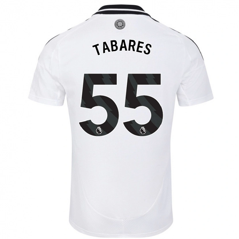 Danxen Kinderen Samuel Tabares #55 Wit Thuisshirt Thuistenue 2024/25 T-Shirt