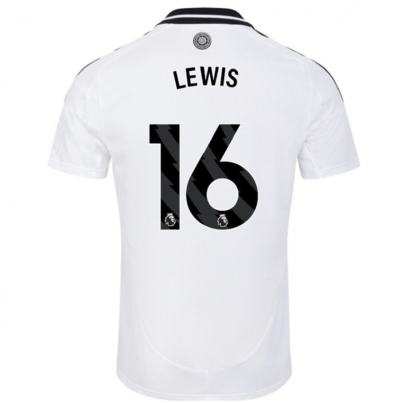 Danxen Kinderen Milla Lewis #16 Wit Thuisshirt Thuistenue 2024/25 T-Shirt