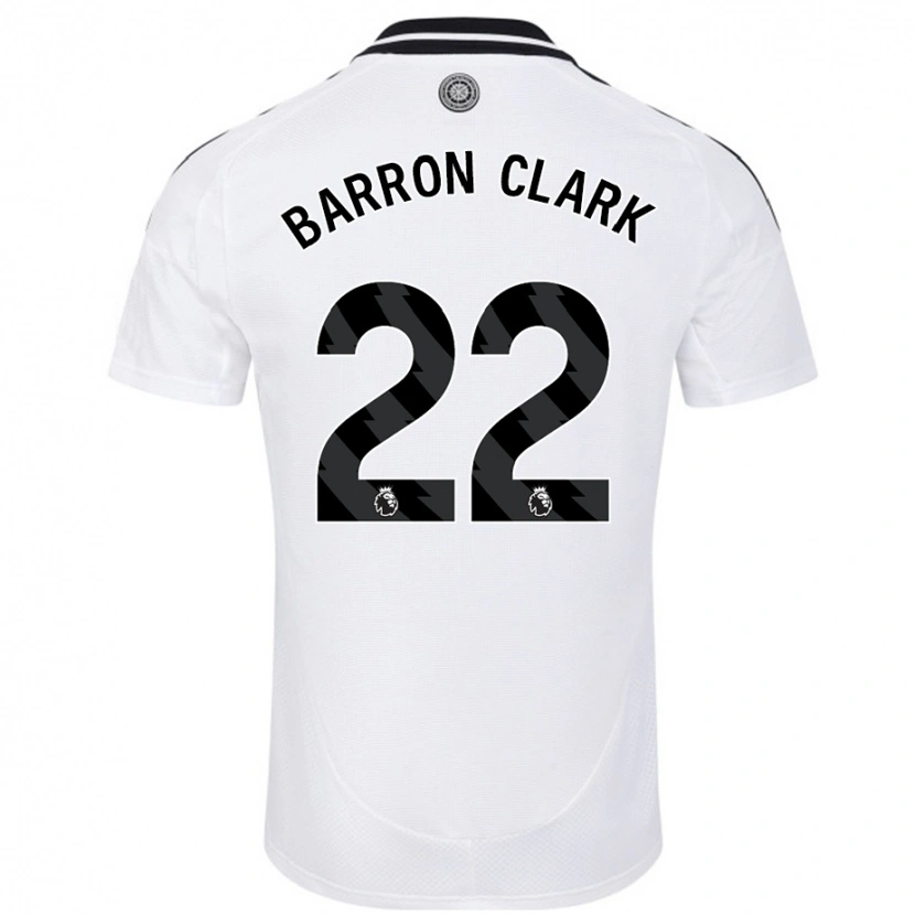 Danxen Kinderen Betty Barron-Clark #22 Wit Thuisshirt Thuistenue 2024/25 T-Shirt